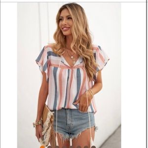 Multi colored blouse